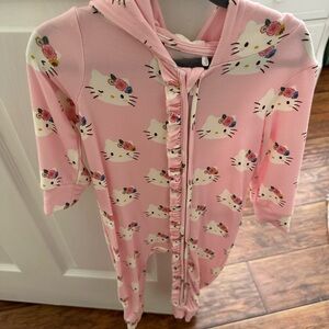 Posh Peanut Pink Hello Kitty hooded One Piece
